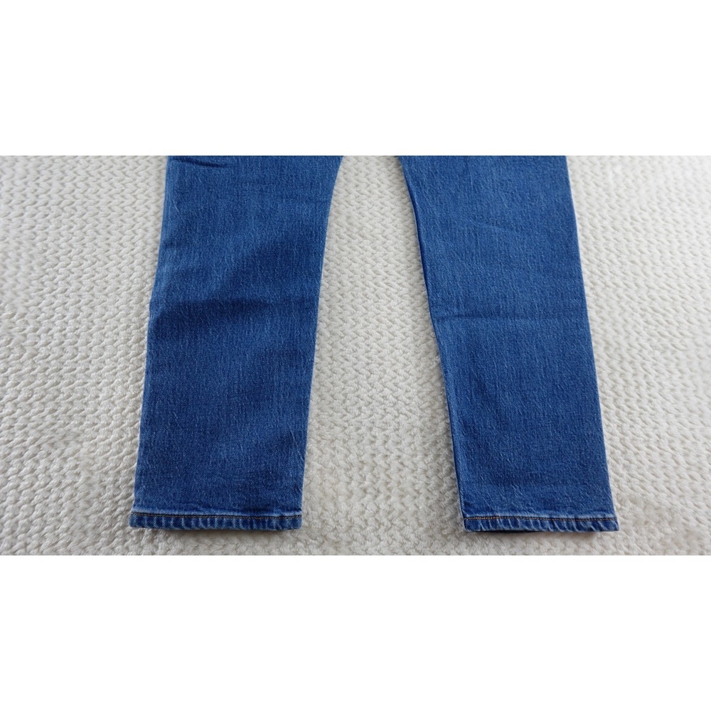 Levi's 501 Skinny Jeans FITS 27x27 Button Fly Medium Wash Denim Red Tab - Picture 6 of 16